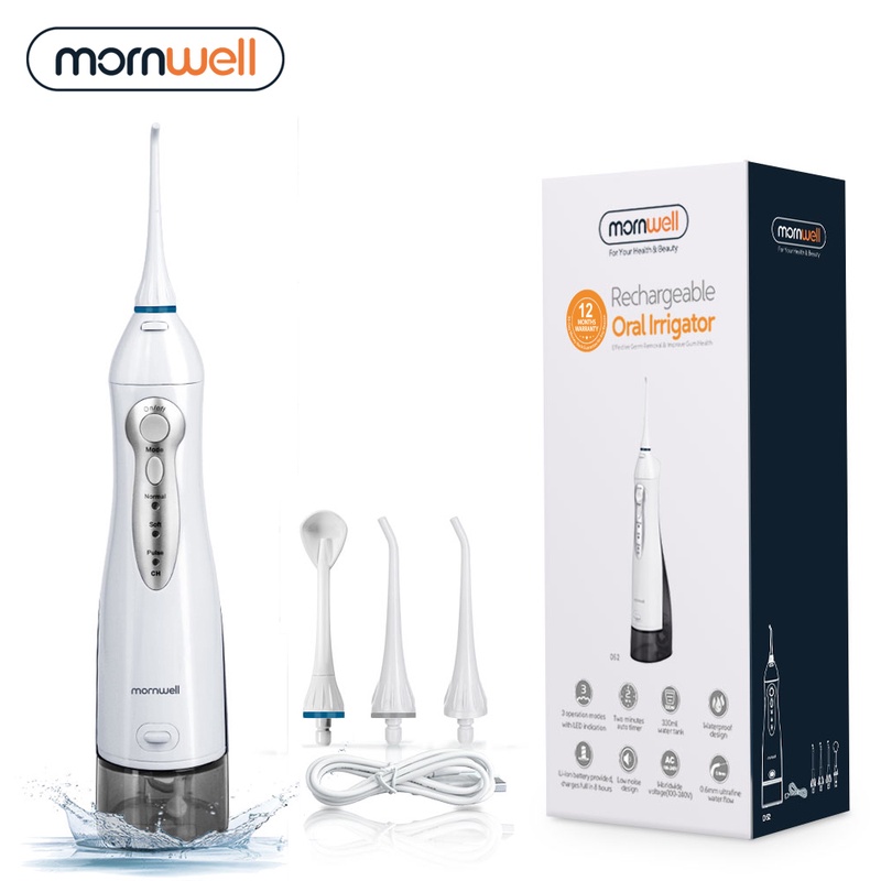 Oral Irrigator USB Rechargeable Water Flosser Portable Dental Water Jet 300ML Water Tank Waterproof Teeth Cleaner|Oral Irrigators| - AliExpress