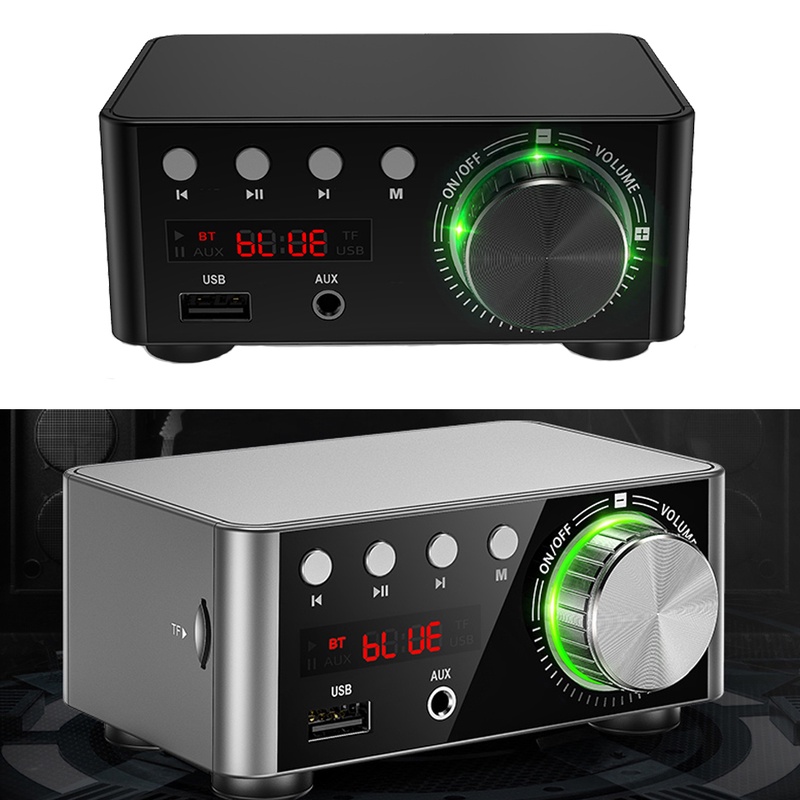 50WX2 Power Amplifier Board Bluetooth compatible TPA3116 Receiver Stereo Home Car Audio Amp USB U disK TF Music Card Player|Amplifier| - AliExpress