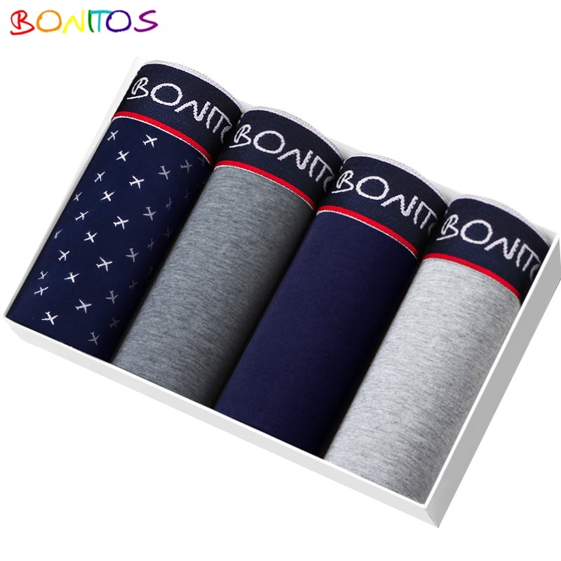 4pcs Boxer Shorts Underpants man Men's Panties Men Boxer Underwear Cotton for Male Couple Sexy Set Calecon Large Size Lot Soft|Boxers| - AliExpress