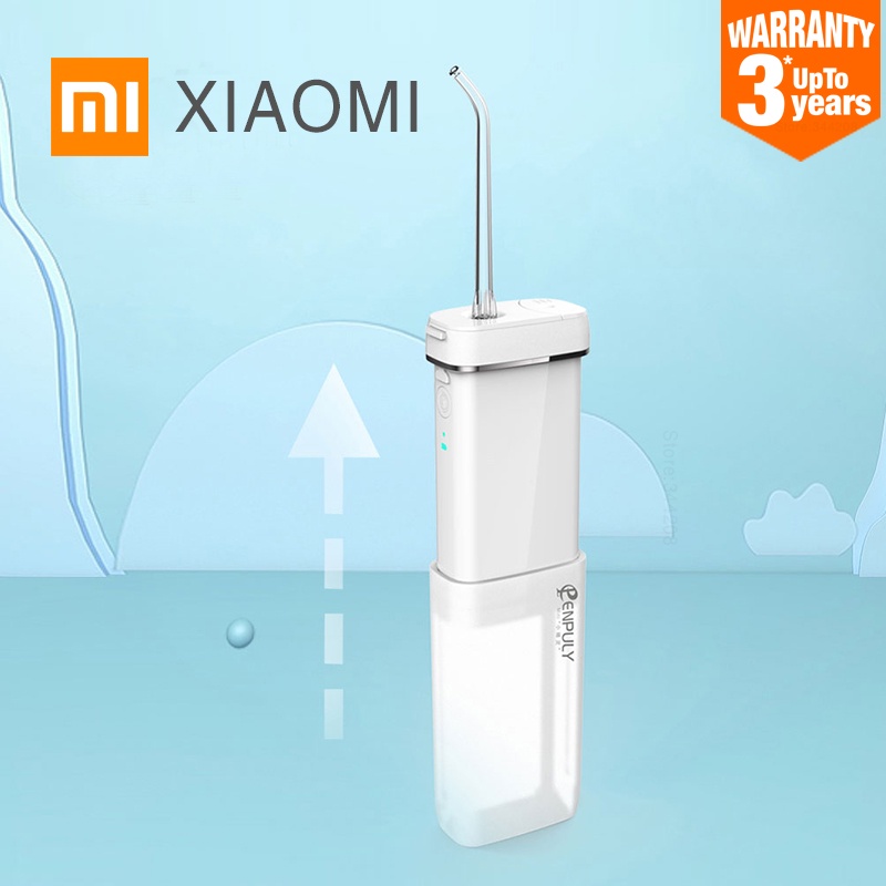 New XIAOMI MIJIA ENPULY Mini Portable Oral Irrigator Dental Irrigator Teeth Water Flosser bucal tooth Cleaner waterpulse 130ML|Oral Irrigators| - AliExpress