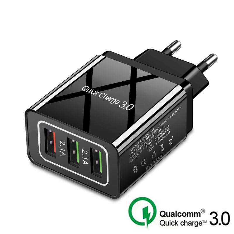 CHOETECH 18W EU Plug USB Quick charge 3.0 5V 3A Universal Mobile Phone Fast charger charging for iPhone Samsung Huawei xiaomi LG|Mobile Phone Chargers| - AliExpress