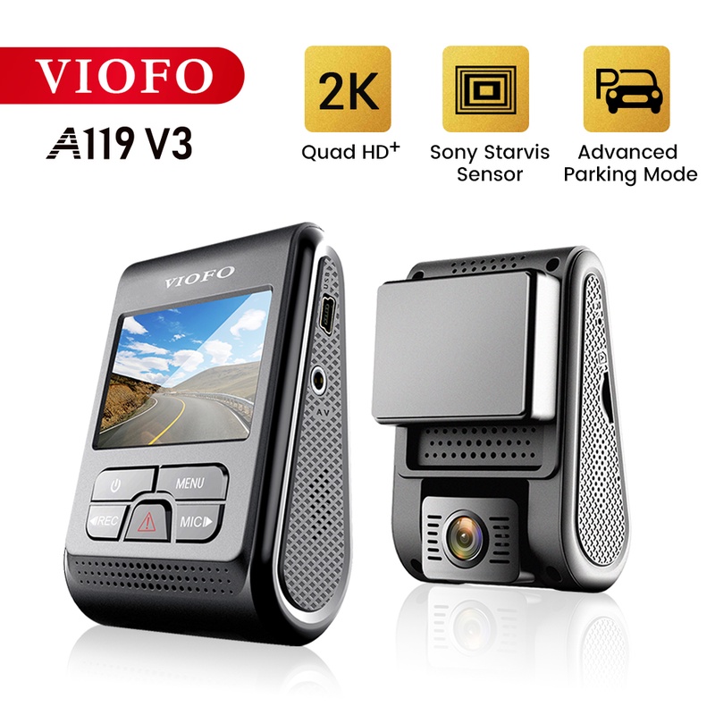 VIOFO A119 V3 2K 60fps Car Dash Cam Super Night Vision Quad HD 2560 * 1440P Car DVR with Parking Mode G sensor optional GPS|DVR/Dash Camera| - AliExpress