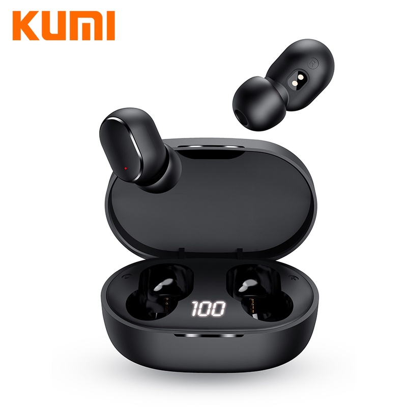 Newest KUMI T9S True Wireless Bluetooth 5.1 Earphone LED Digital Display In ear Design Compatible with IOS/Android Xiomi Xiami|Bluetooth Earphones & Headphones| - AliExpress