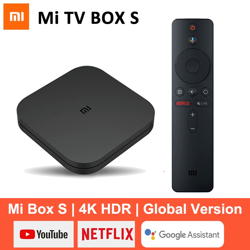 Original Xiaomi Mi TV Box S 4K Android 8.1 HDR 2G 8G WiFi BT4.2 Google Cast Netflix Smart TV Box Media Player Global Version|Set-top Boxes| - AliExpress