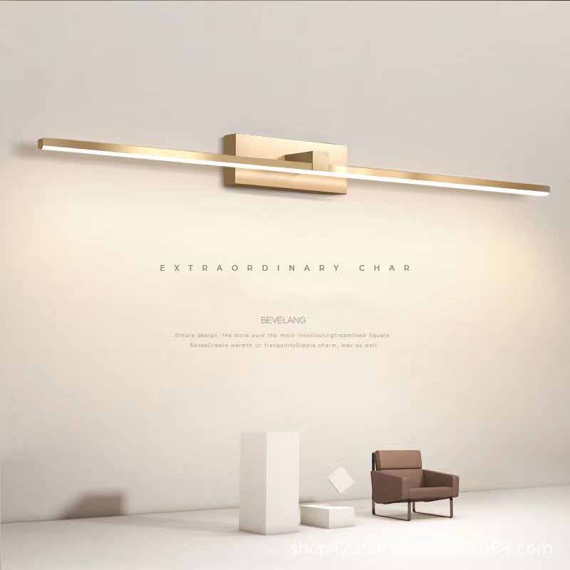 Modern wall hanging led wall lamp toilet bathroom lamp household lamp large L80 60 40cm acrylic mirror front lamp|Wall Lamps| - AliExpress