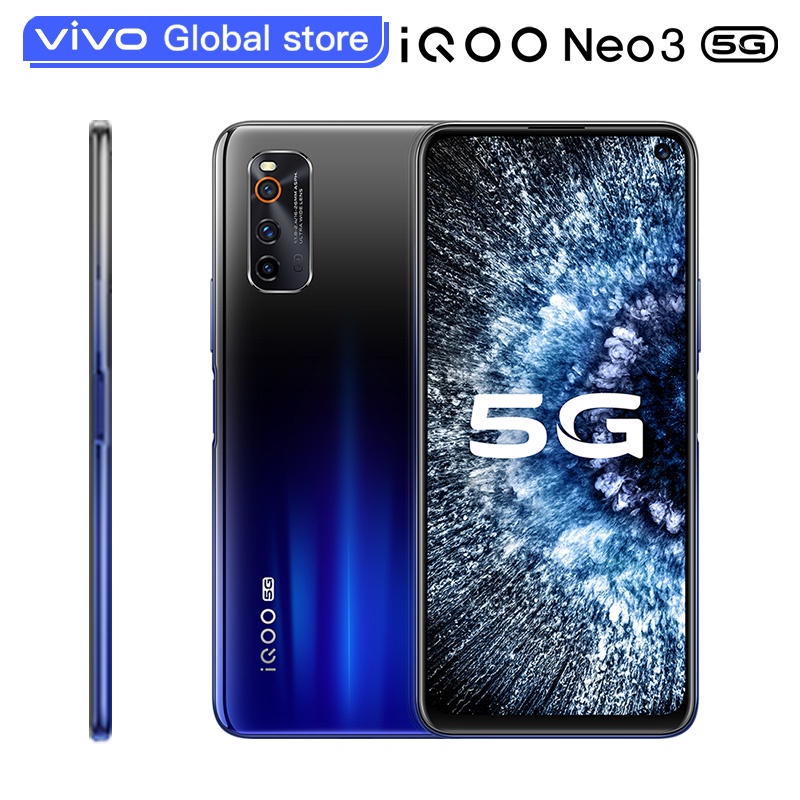 מקורי vivo iQOO Neo 3 Smartphone 8GB 128GB Snapdragon 865 48.0MP 44W דאש טעינת NFC 144Hz קצב רענון מסך נייד|טלפונים ניידים| - AliExpress