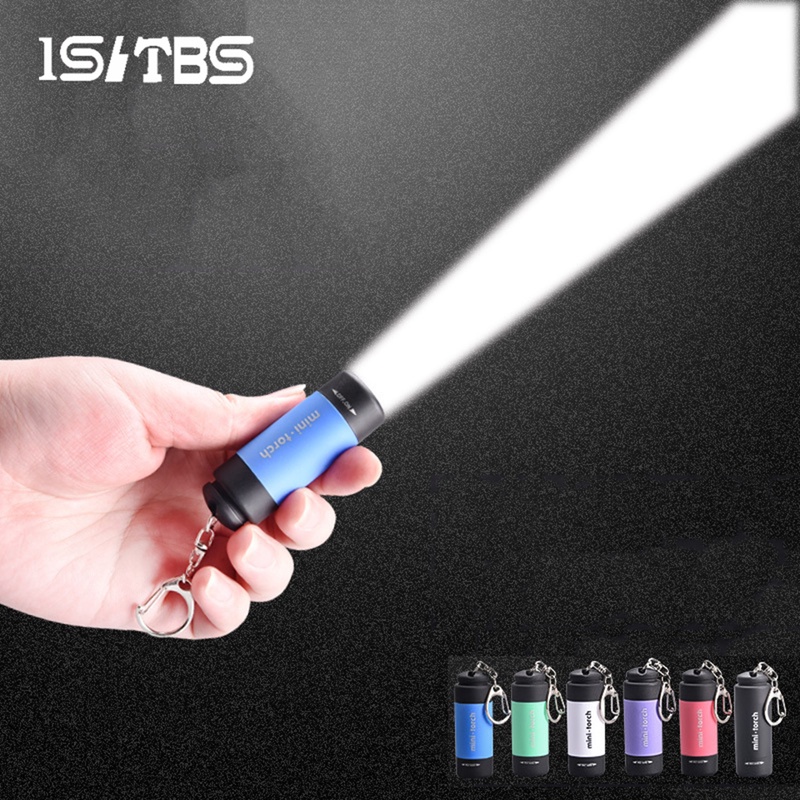 LED Mini Flashlight Key Chain Portable Torch Outdoors Waterproof Built in Battery USB Rechargeable Hiking Camping Flashlights|LED Flashlights| - AliExpress