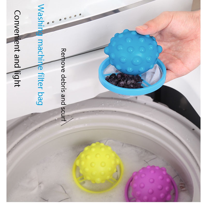 Cleaning Laundry Wash Ball Machine Filter Screen Bag Hair Filter Net Household Suction Sundries Laundry Bag|Laundry Bags| - AliExpress