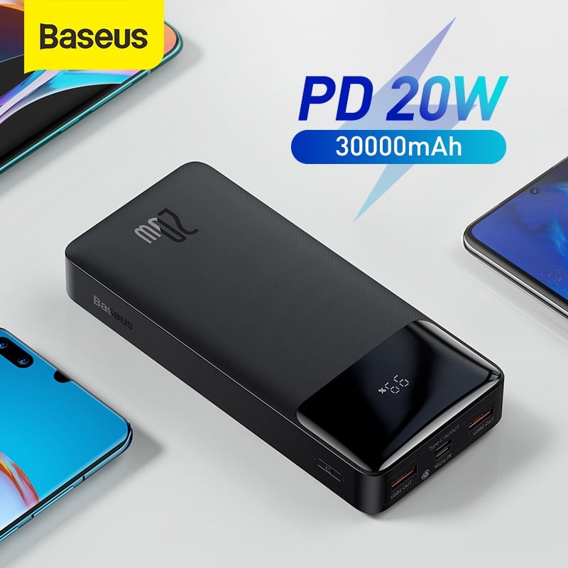 Baseus Power Bank 30000mAh Portable Charging Poverbank Mobile Phone External Battery Quick Charger Powerbank 20000mAh for XiaoMI|Power Bank| - AliExpress
