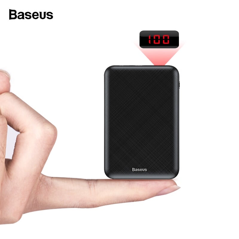 Baseus 10000mAh Mini Power Bank Portable Type C PD Fast Charger 10000 mAh Powerbank For iPhone 11 Pro Xiaomi Mi External Battery-in Power Bank from Cellphones & Telecommunications on AliExpress - 11.11_Double 11_Singles' Day