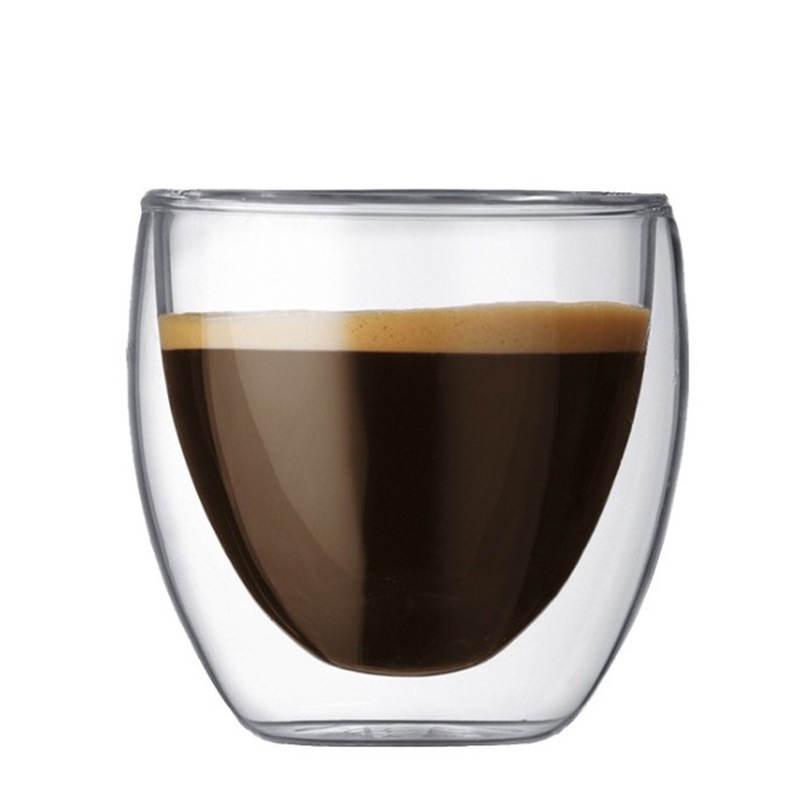 Beer Mug Drinkware Glass Coffee Cup Set Whiskey Espresso Heat resistant Double Wall Transparent Calix For Tea Milk Drinkware|Transparent| - AliExpress