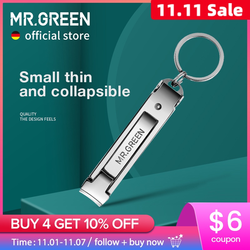 MR.GREEN Collapsible Nail Clippers Small And Thin Portable Travel Nail Scissor Stainless Steel Manicure Cutter Tools Files|Clippers & Trimmers| - AliExpress