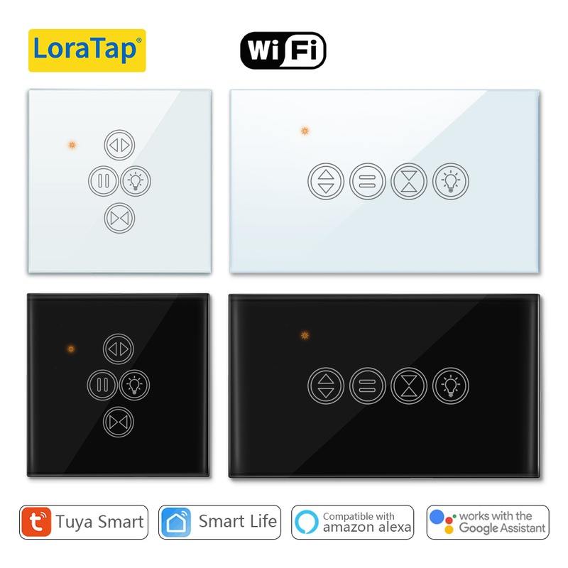 Loratap Tuya Smart Life Wifi Roller Shutter Curtain Light Switch For Electric Motorized Blinds Work For Alexa Google Home Voice - Automatic Curtain Control System - AliExpress