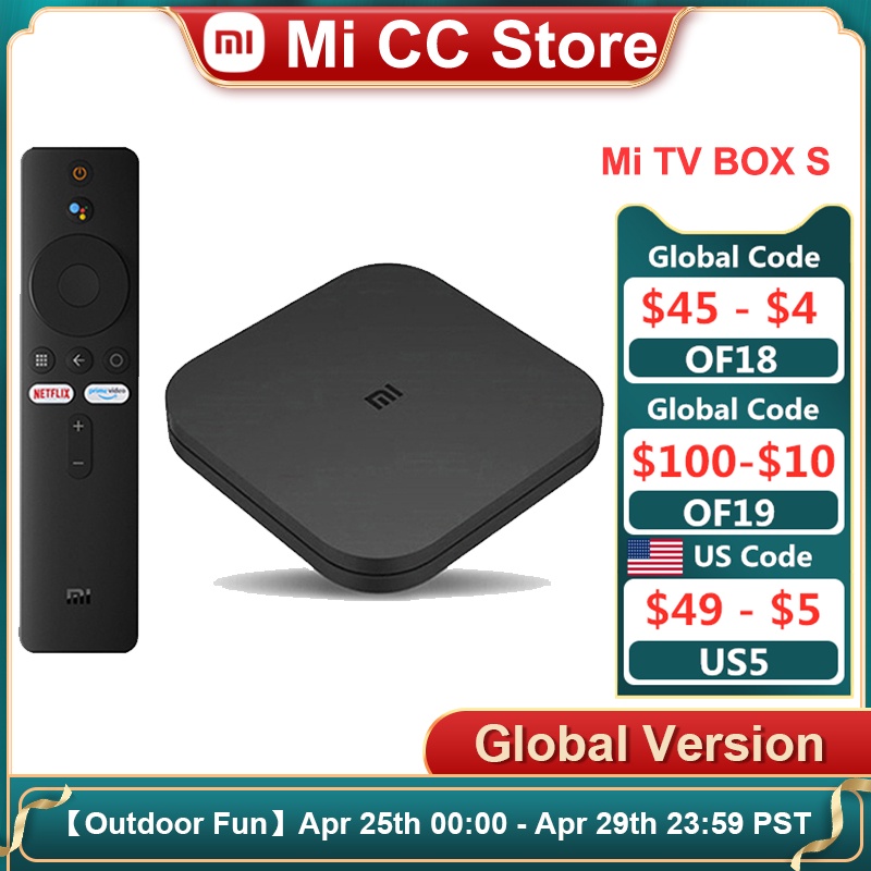 Global Version Xiaomi Mi Tv Box S 4k Ultra Hd Streaming Media Player Android 9.0 Hdr 2gb 8gb Wifi Bt4.2 Smart Tv Box 4 - Set Top Box - AliExpress