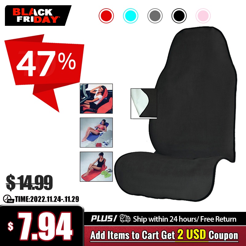 AUTOYOUTH Towel Car Seat Cover for Athletes Fitness Gym Running Beach Swimming Outdoor Water Sports Machine Washable Black|Automobiles Seat Covers| - AliExpress