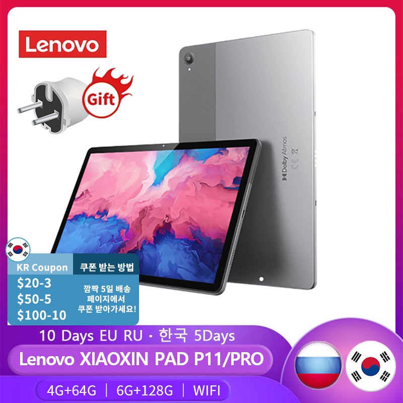 Global Firmware Lenovo Tab P11 Pro Or Xiaoxin Pad 11 inch WIFI 2K LCD Screen Snapdragon Octa Core 6GB 128GB Tablet Android 10|Tablets| - AliExpress