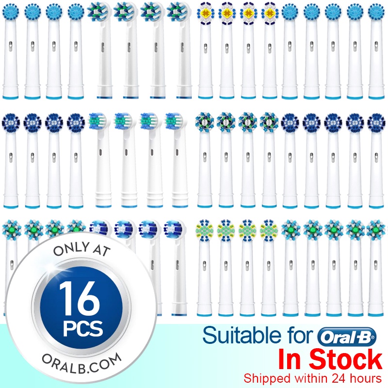 16pcs For Braun Replacement Brush Heads Toothbrush Head For Oral B For Braun D20 Triumph Nozzles D12 /700 Db4510 - Toothbrushes Head - AliExpress
