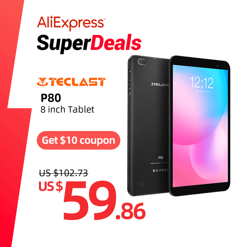 Teclast P80 8 Inch Tablet Android 10 2gb Ram 32gb Rom Allwinner A133 1280x800 Ips Quad Core Dual Wifi Type-c Bt5.0 Tablets - Tablets - AliExpress