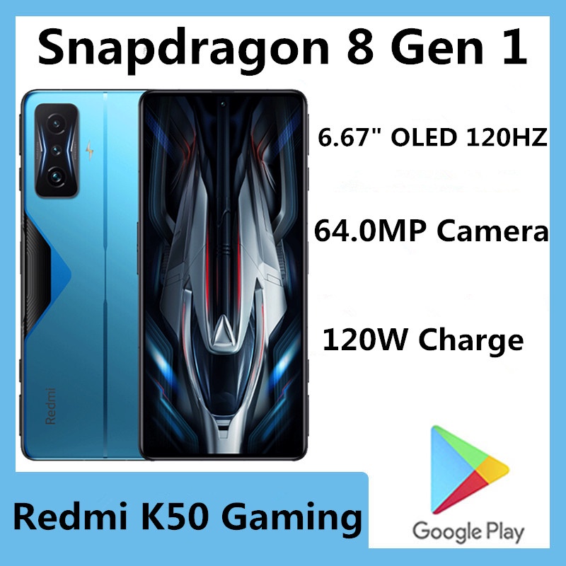 Original Xiaomi Redmi K50 Gaming Edition Mobile Phone Snapdragon 8 Gen 1 Ota 6.67