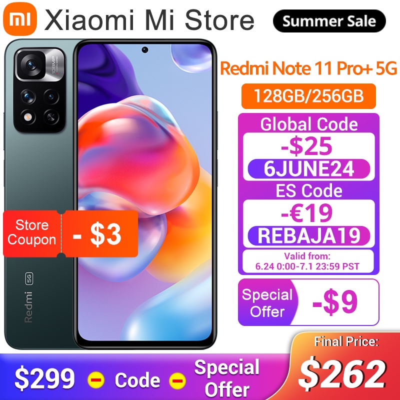 In Stock Global Version Xiaomi Redmi Note 11 Pro+ 5G Plus Mobile Dimensity 920 120W HyperCharge 120Hz AMOLED Display 108MP NFC| | - AliExpress