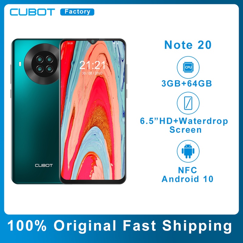 Cubot Note 7 Smartphone 4g Lte 13mp Rear Triple Camera Android 10 Dual Sim Card 3100mah Cheap Cellphone Face Id - Mobile Phones - AliExpress