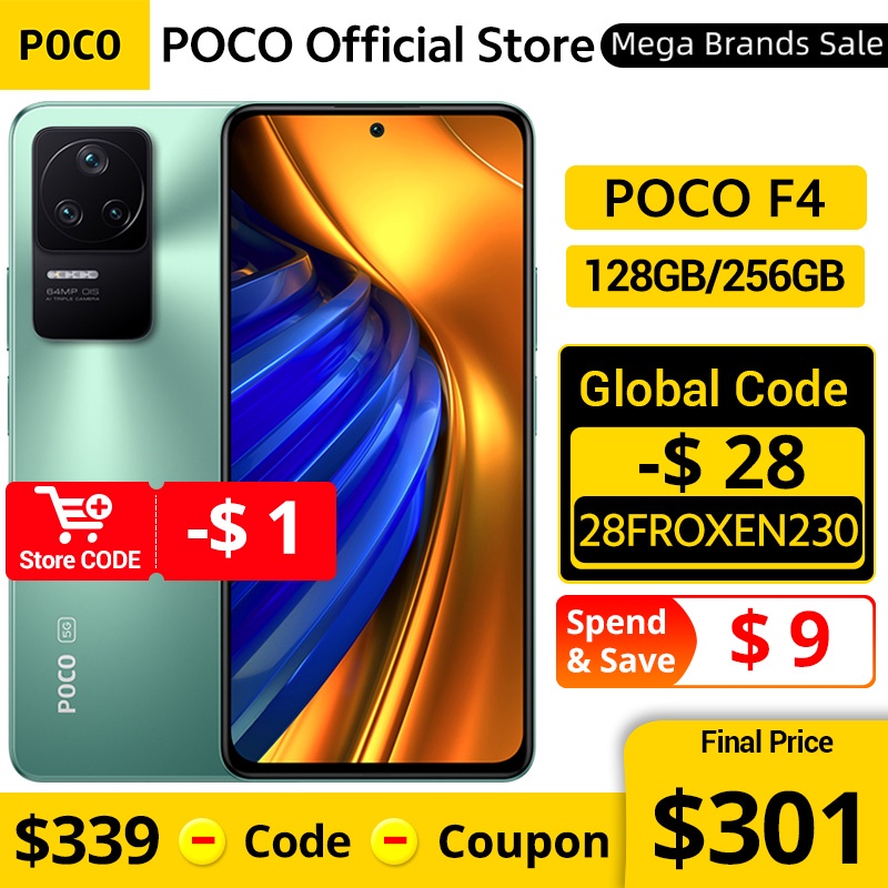 Global Version Poco F4 5g Mobile Phone 6gb 128gb / 8gb 256gb Snapdragon 870 Nfc 120hz Amoled 64mp Camera Ois 67w Dolby Atmos - Mobile Phones - AliExpress