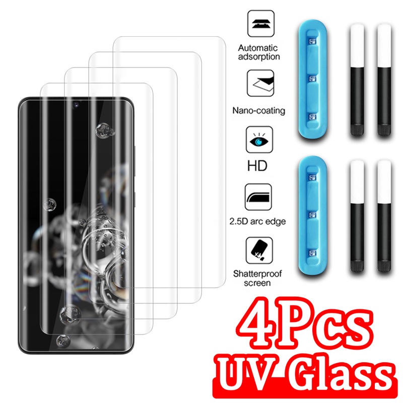 4pcs Tempered Glass Samsung Galaxy S22 S21 S20 S10 S9 S8 Screen Protector - Screen Protectors - Aliexpress