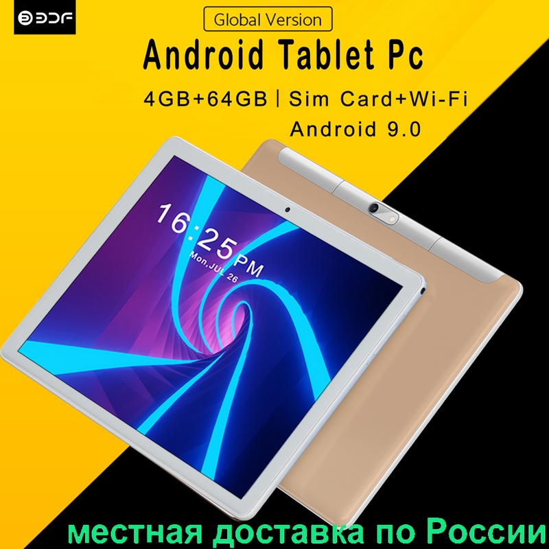 10.1 אינץ אנדרואיד 9.0 Tablet Pc 4GB + 64GB 3G נייד כרטיס ה sim שיחת טלפון אנדרואיד 9.0 tablet Pc טבליות מחשב|Tablets| - AliExpress