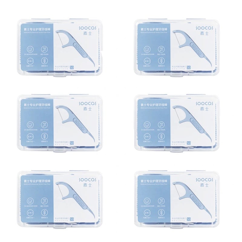 300pcs SOOCAS Professional Dental Flosser Ergonomic Design FDA Testing Food Grade New/Old Versions Delivered Randomly| | - AliExpress
