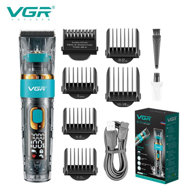 VGR Rechargeable Professional Hair Clipper Hair Trimmer For Men Shaver Hair Cutting Machine Barber Cut Machine Beard V 695| | - AliExpress