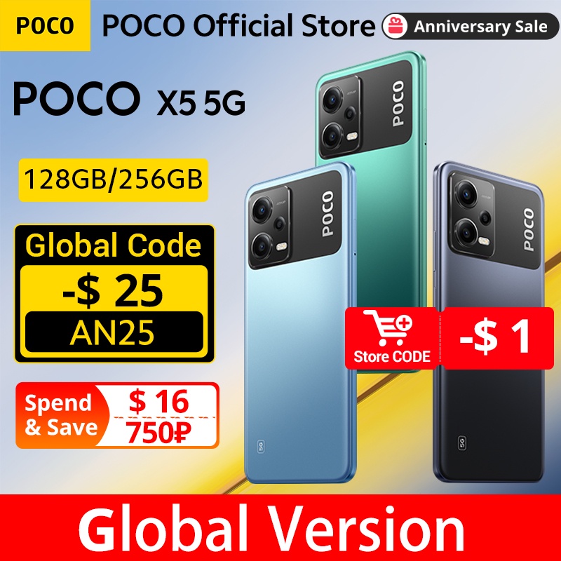 [World Premiere] POCO X5 5G Smartphone 128GB/256GB 6.67
