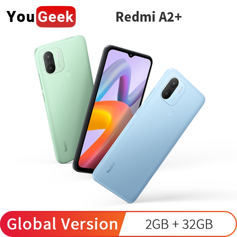 New Xiaomi Redmi A2+ Global Version Cellphone A2 Plus Mtk Helio G36 Octa Core 5000mah Battery 8mp Ai Dual Camera Fingerprint Id - Mobile Phones - AliExpress