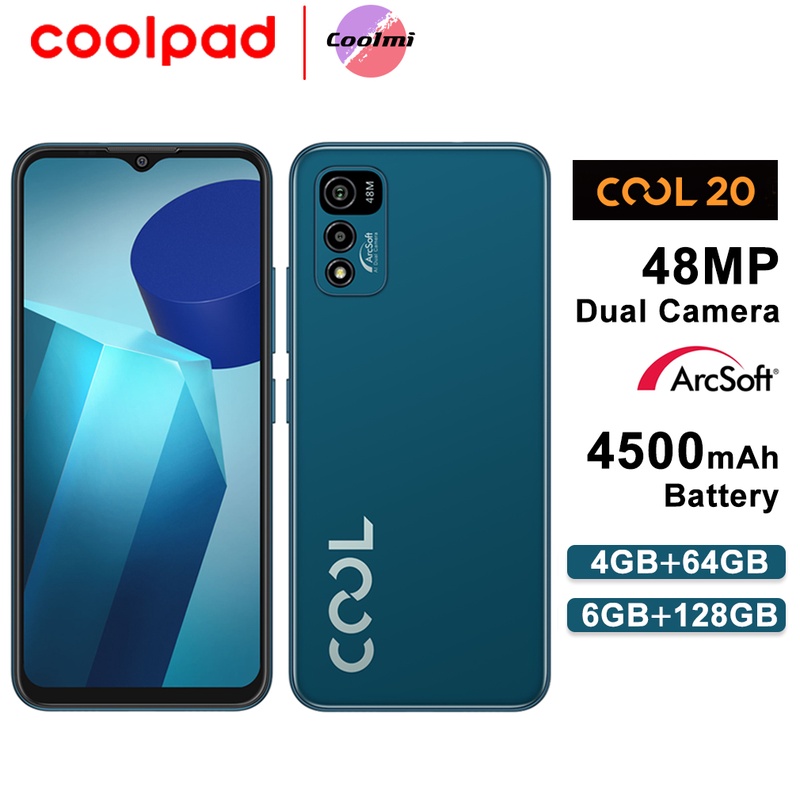 Global ROM Coolpad Cool 20 4GB 64GB 128GB Smartphone Helio G80 Octa Core 6.5'' Full Display 48MP Dual Camera 4500mAh Battery| | - AliExpress