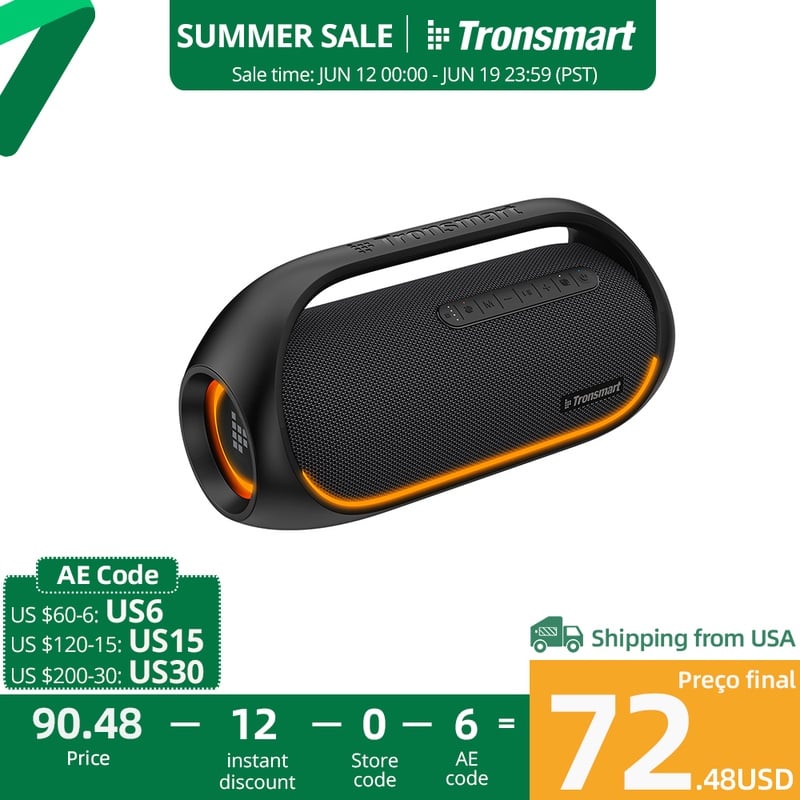 Tronsmart Bang Bluetooth Speaker 60w Portable | Outdoor Speaker Bluetooth - Speaker - Aliexpress