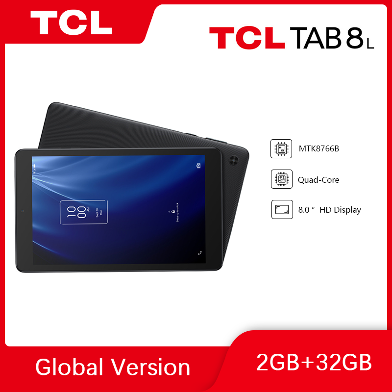 Global Version TCL TAB 8L MTK8766B Octa Core Android 10.0 WIFI Tablets 2GB 32GB Slim Light 8.0'' HD Display 4080 mAh 5MP Camera|Tablets| - AliExpress