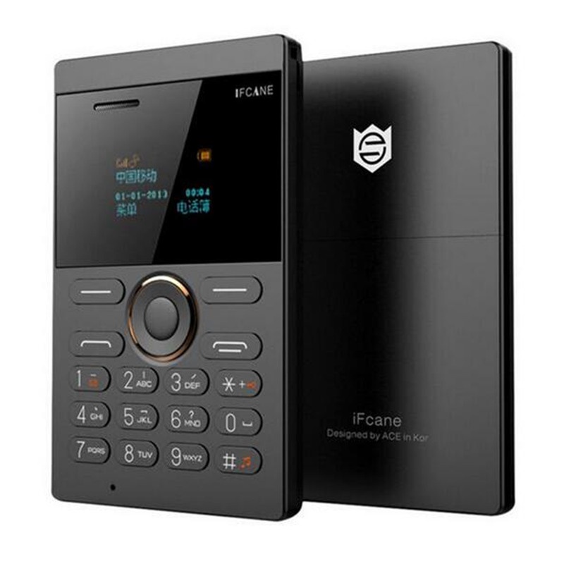 Original Ultra Thin Children Cellphone Mp3 Ifcane E1 Mini Mobile Pocket Old Man Phone LED Screen Qwerty GSM PK M5 X6 X8 AIEK E1