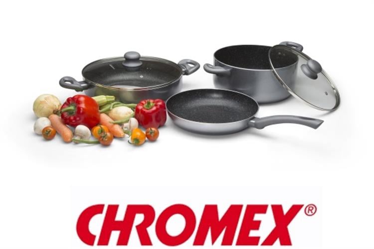 CHROMEX סט סירים 5 חלקים אלומיניום דגם GR885