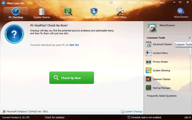 100% OFF sale: FREE Wise Care 365 PRO (save $39.95)