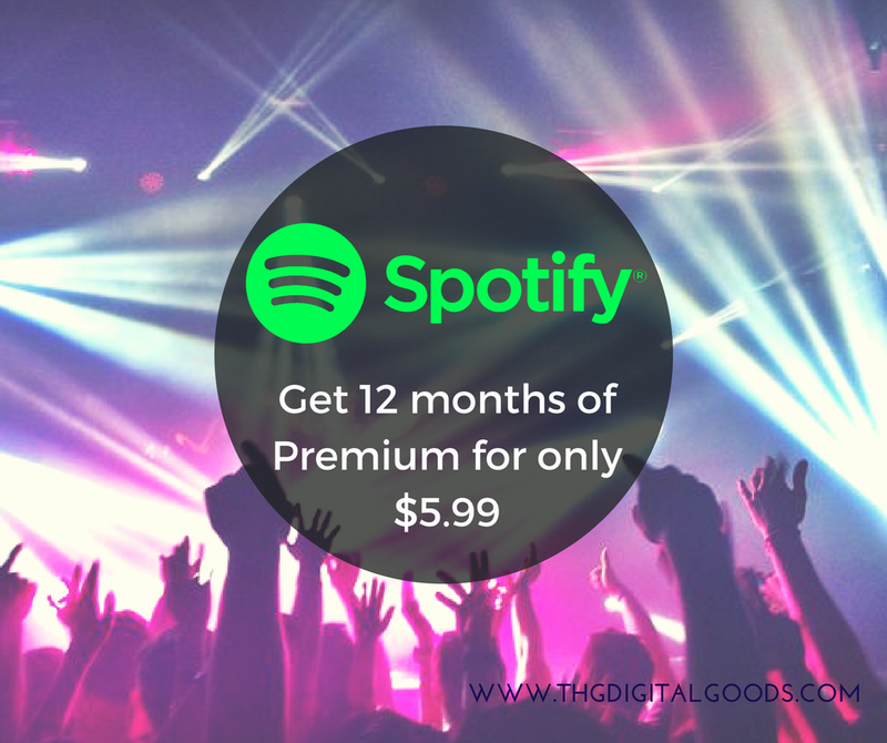 Spotify Premium 1 Year (12 Months) - 12 Month Guarantee – THGdigitalgoodsreborn