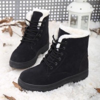 Wish | 2016 Women Warm Fur Lined Snow Boots Casual Short Boots