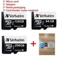 Wish | NEW 64GB-256GB MicroSD SD/TF Drive Flash Memory Card Class10 + Adapter Reader +SD Card Reader