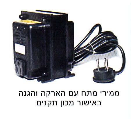 ממיר מתח 1000W מישראלי לאמריקאי 220V-110V | קנה בסיגנאל מעבדות