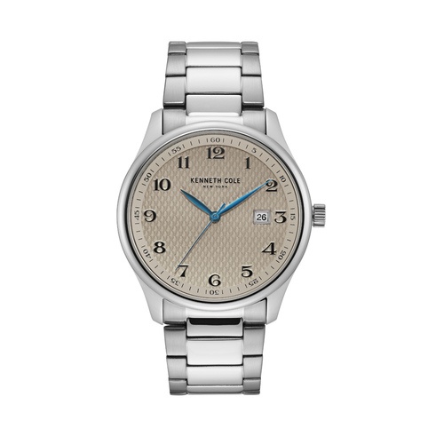 שעון יד לגברים עם לוח בצבע בז' IKC50841003 Kenneth Cole - Kenneth Cole - שעוני גברים