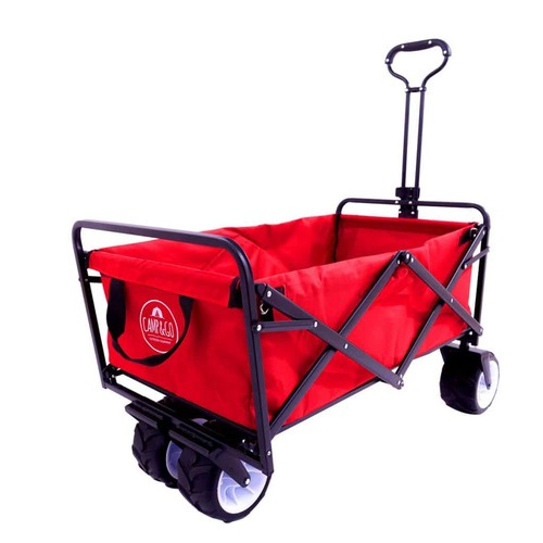 עגלת שטח מתקפלת עם גלגלי שטח וכיסוי לשמירה CAMP&GO;