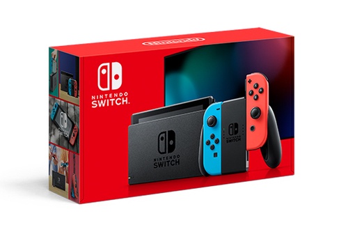 נינטנדו סוויץ' עם ג'ויקונים כחול ואדום - Nintendo Switch Console Red And Blue JOY-CON
