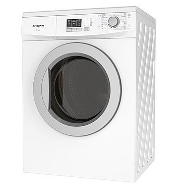 מייבש כביסה פתח חזית 7 ק”ג תוצרת CROWN דגם CRV7 - מכונות כביסה וייבוש