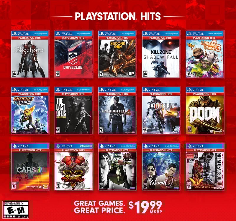 Introducing PlayStation Hits: Great Games at a Great Price – PlayStation.Blog