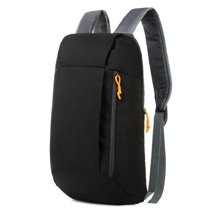 Black Water-resistant Nylon 10l Travel Ultra-light Leisure Backpack | RoseGal.com