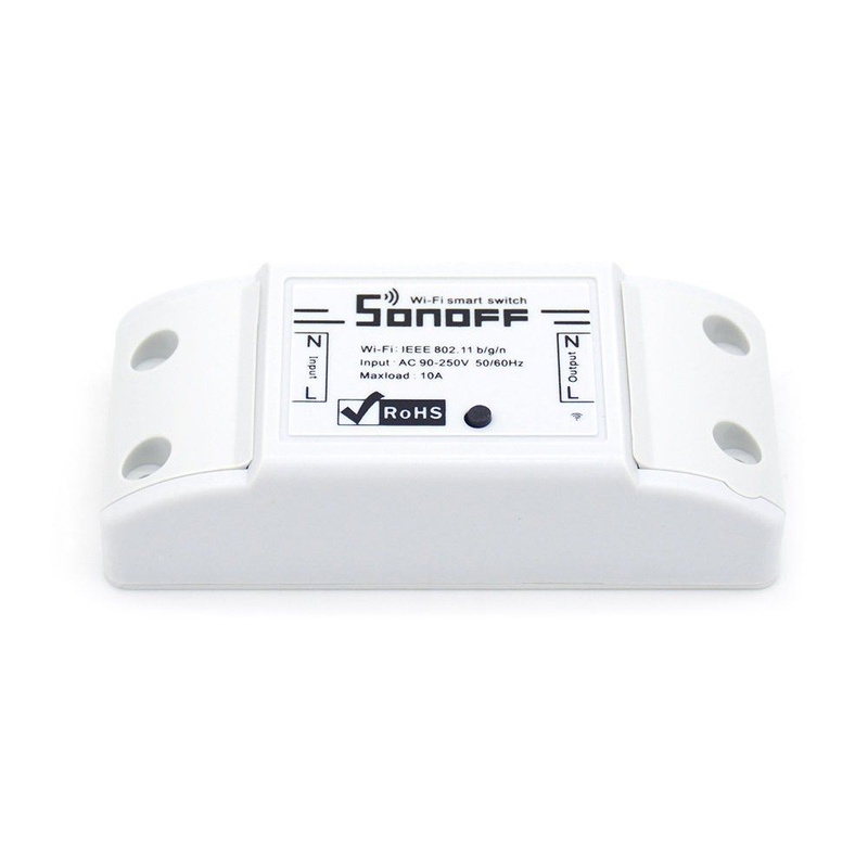White Sonoff Basic Wifi Wireless Smart Switch For Diy Home Safety | RoseGal.com