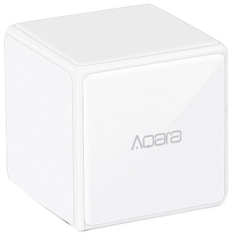 White  AQara Cube Smart Home Controller 6 Actions Operation for Smart Home Device | RoseGal.com Mobile